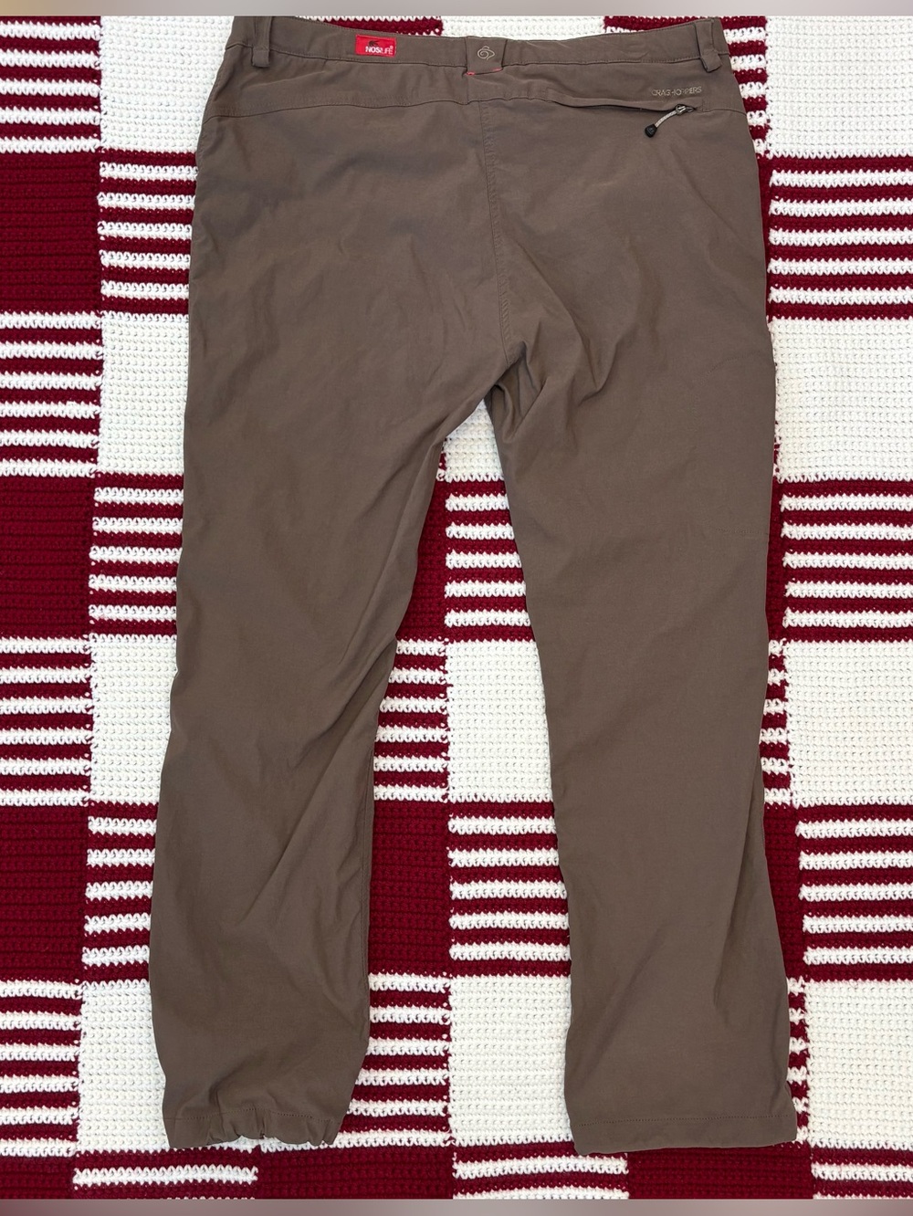 Like New Craghoppers Women's Nosilife Insect Shield Trousers, Sz 16, Brown Pants - Picture 4 of 16